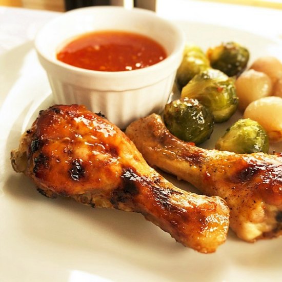 Glazed Chicken Drumsticks