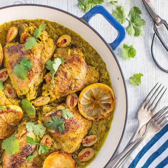 One Pot Moroccan Chicken