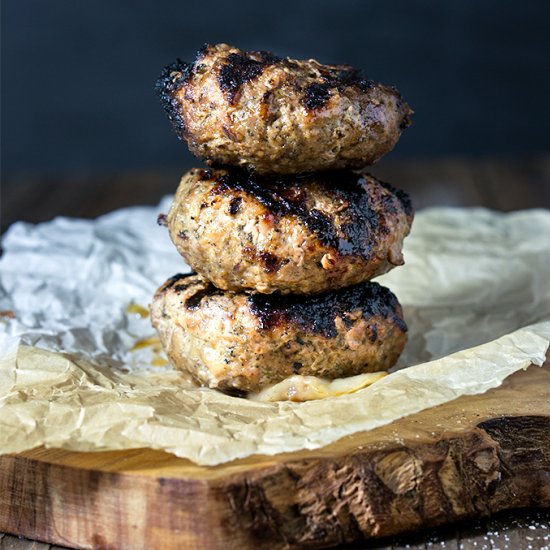 Cheese stuffed meatballs