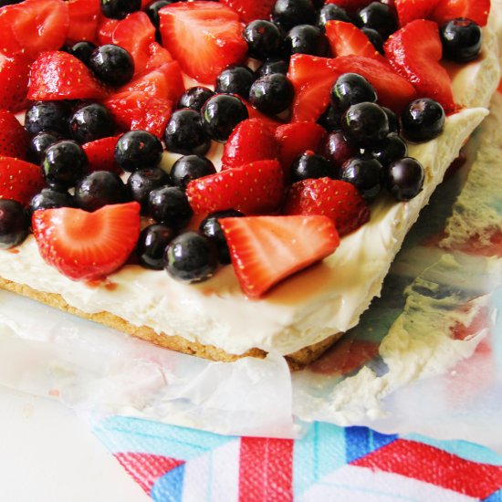 Patriotic Cream Cheese Bars