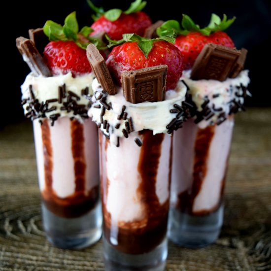 Chocolate Strawberry Milkshake