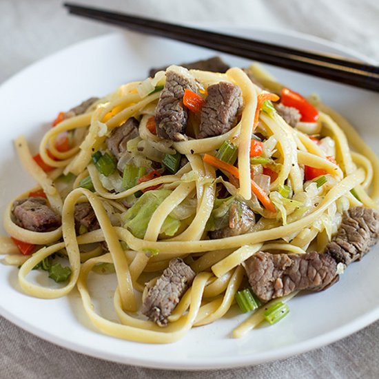 Beef Brisket Lo Mein