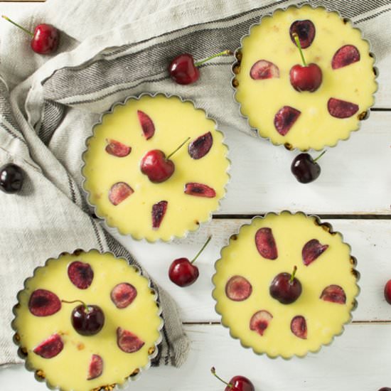 Booze-Soaked Cherry Tarts