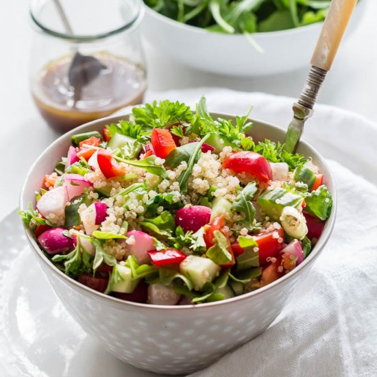 A Summer Herbed Quinoa Salad