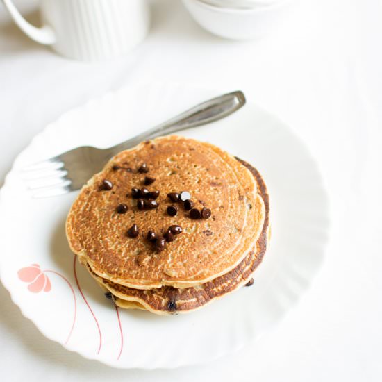 chocolate chip pancakes