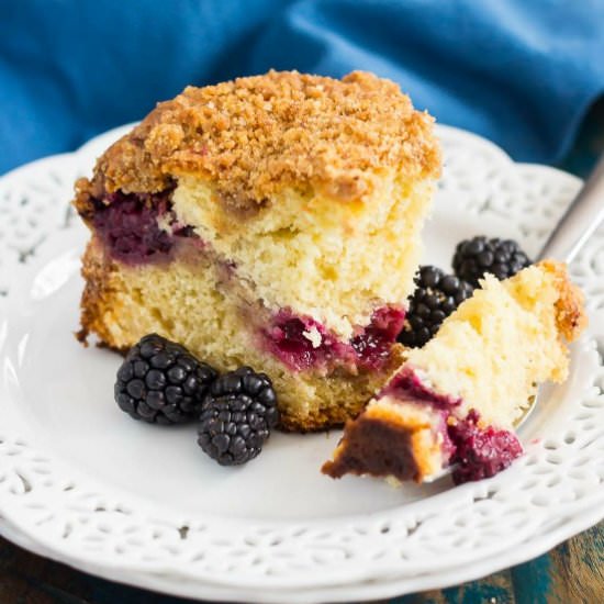 Blackberry Crumb Coffee Cake