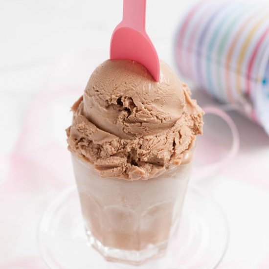 No Churn Nutella Ice Cream