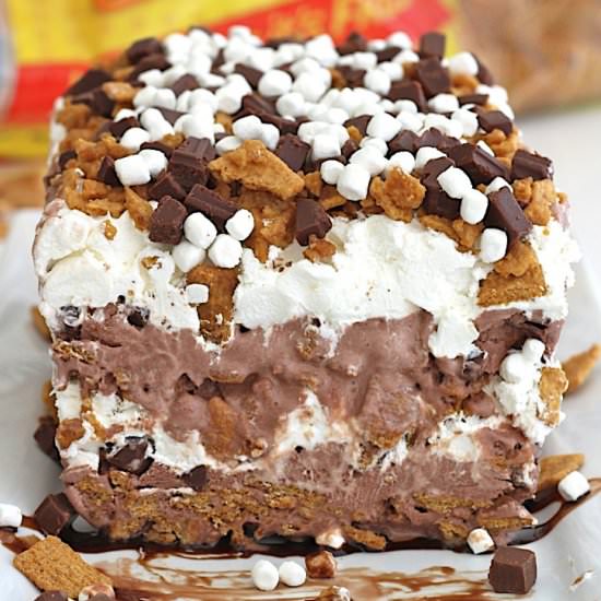 S’mores Ice Cream Cake