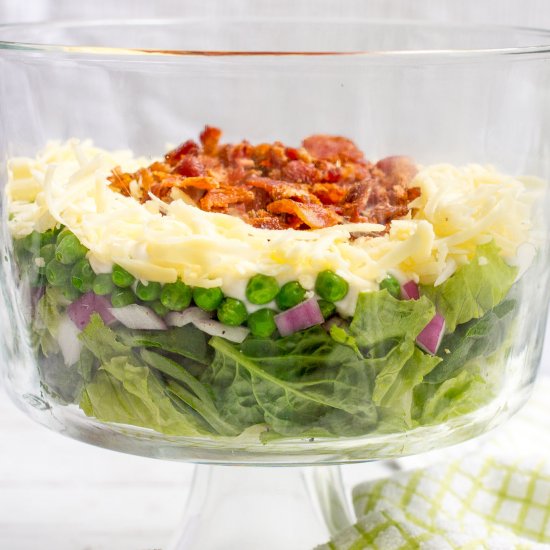 Healthier 7 layer salad