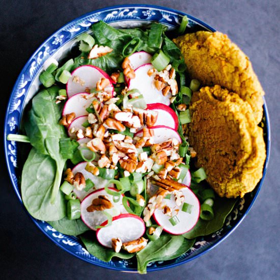 Baked Rosemary Chickpea Patties