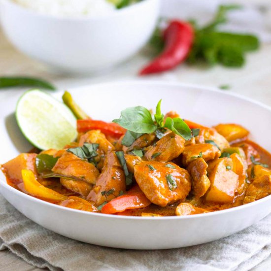 Creamy Thai Red Curry with Chicken