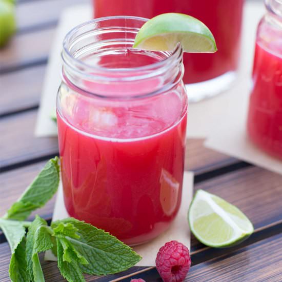 Raspberry-Mint Limeade