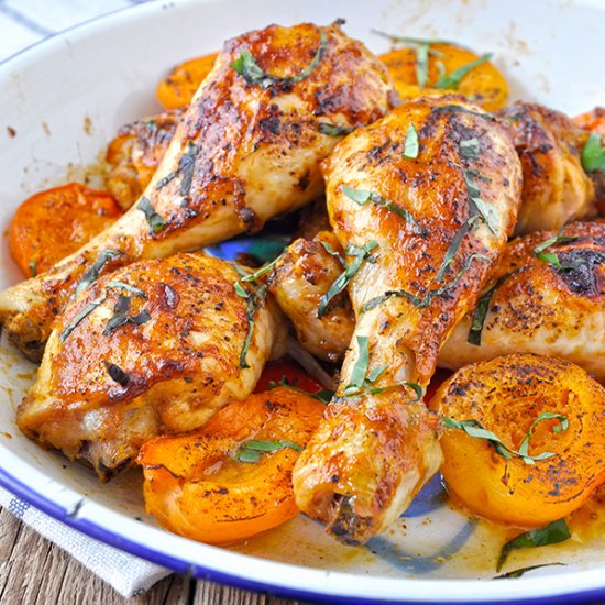 Apricot Mustard Chicken Drumsticks