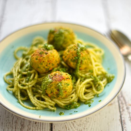 Pea and Ricotta Polpette