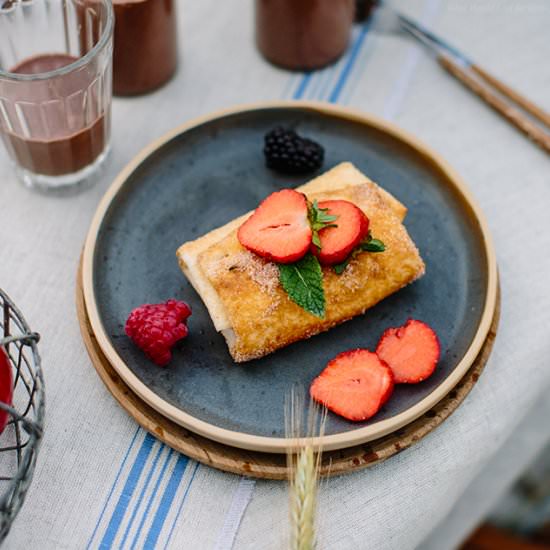 Cheesecake Tortilla with Berries