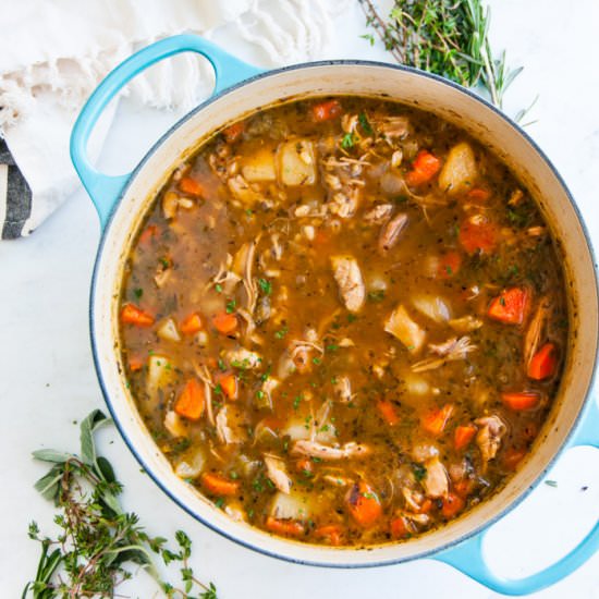 Chicken and Barley Stew