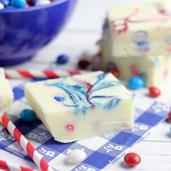 Delicious Skittle Fudge