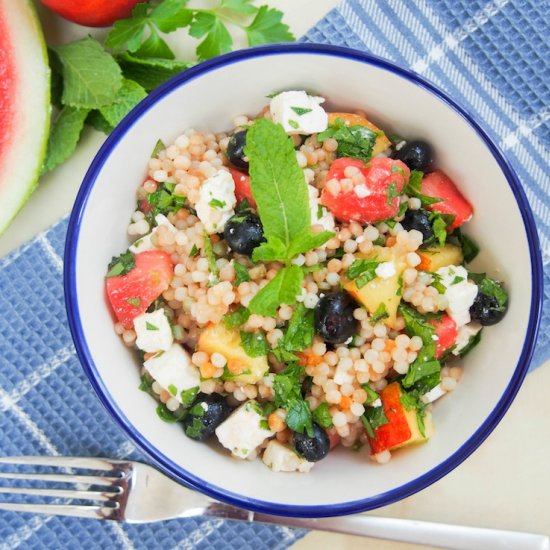 Fruit, Herb & Feta Israeli Couscous