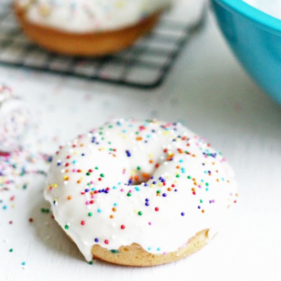 Baked Funfetti Donuts