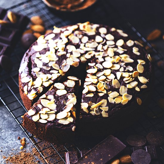 Vegan Chocolate & Almond Cake