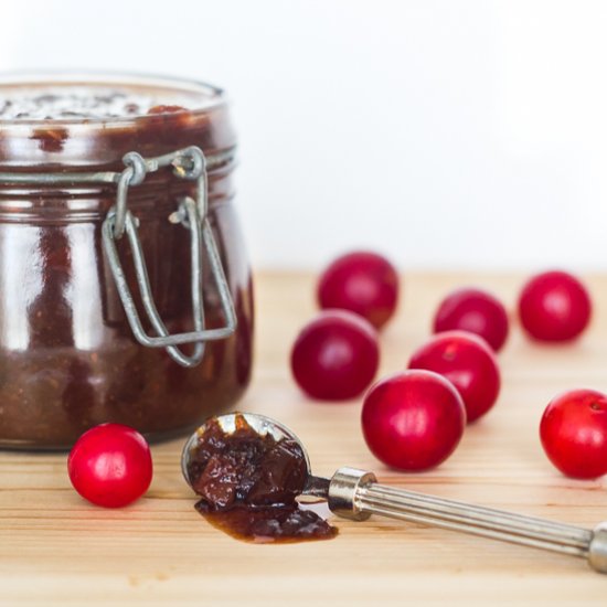 Red Mirabelles Chutney