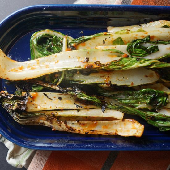 Grilled Bok Choy with Miso Butter