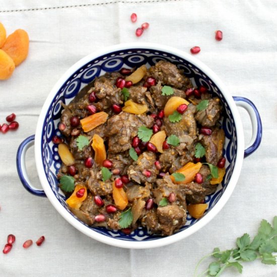 Lamb Tagine with Pomegranates