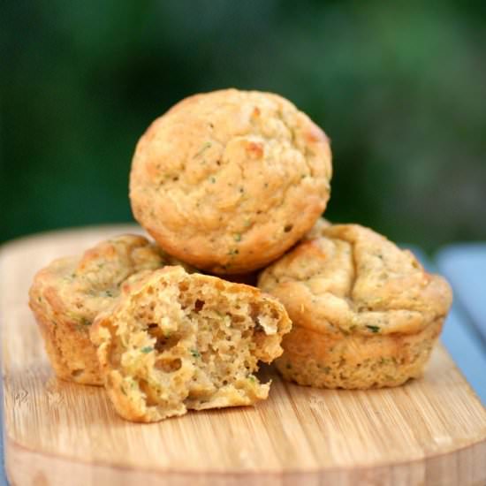 Healthy Zucchini Bread Muffins