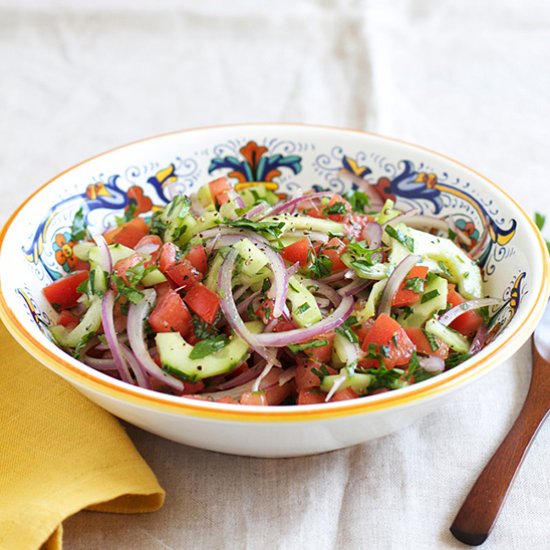 Tomato and Cucumber Salad