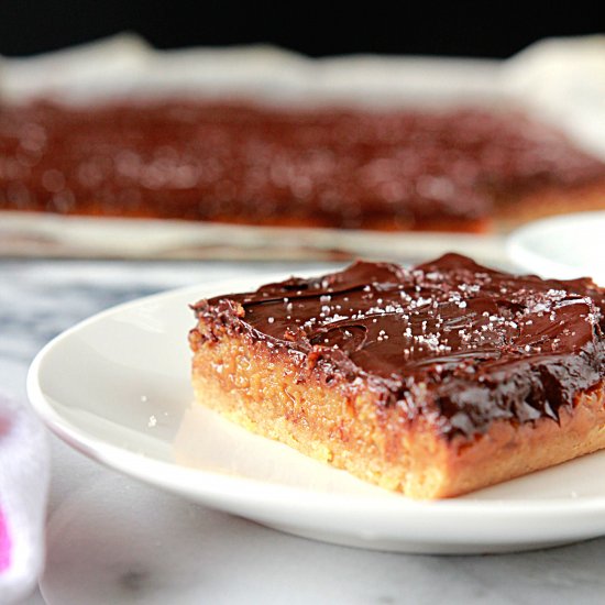 Dark Chocolate Pink Rock Salt Slice