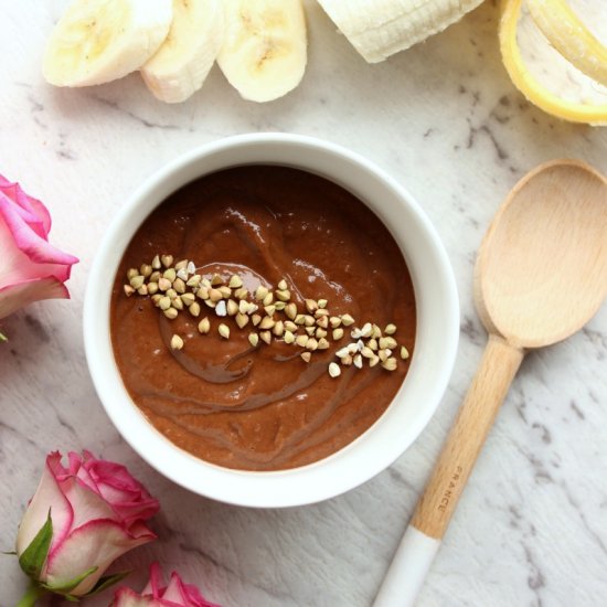 Rich chocolate pudding