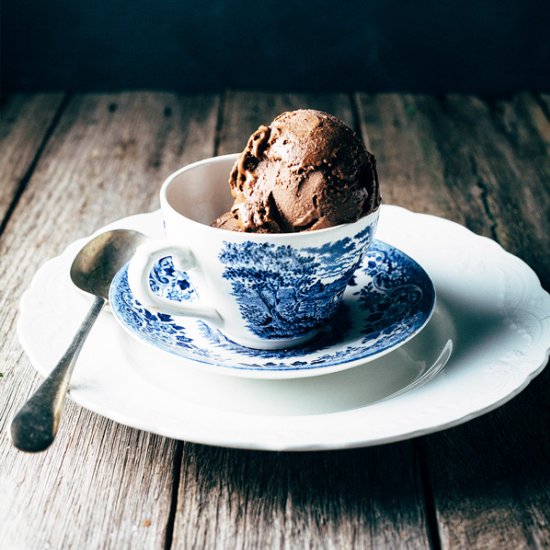 Dairy-free Chocolate Stout Icecream