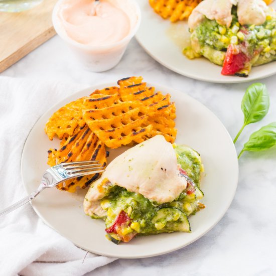 Summer Stuffed Chicken Breasts