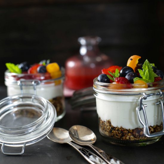 Granola Cheesecakes