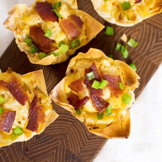 Bacon Mac & Cheese Bites