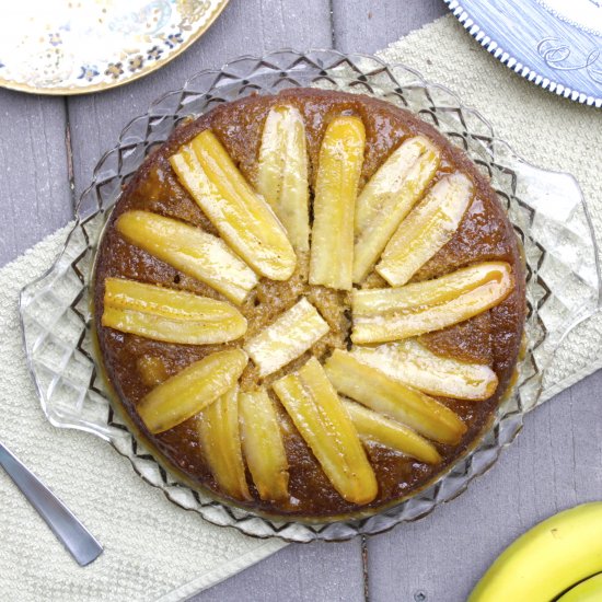 Sticky Toffe Banana Cake