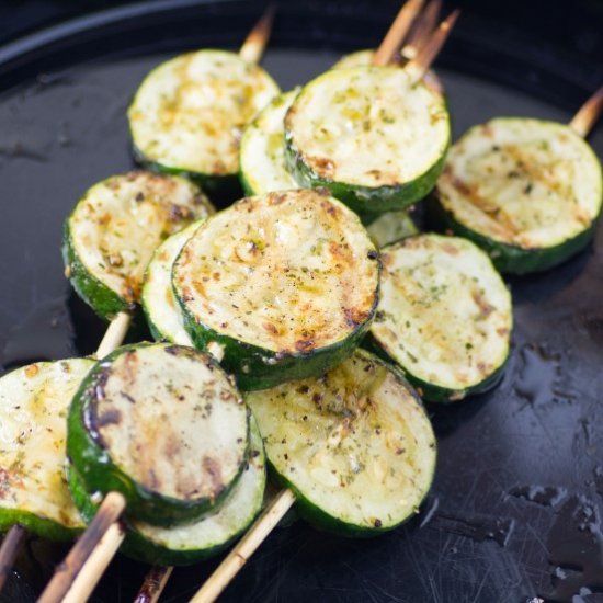 Grilled Zucchini Pops