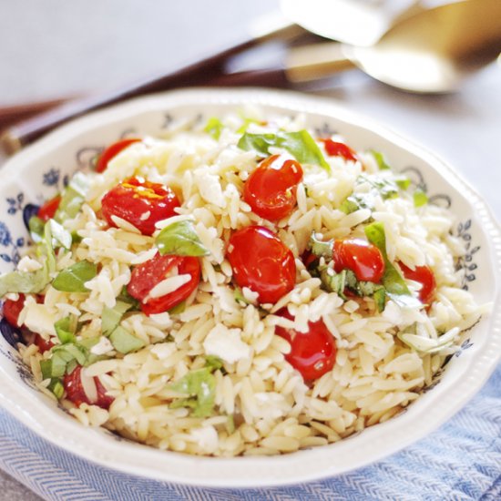 30 Minute Orzo Pasta Salad