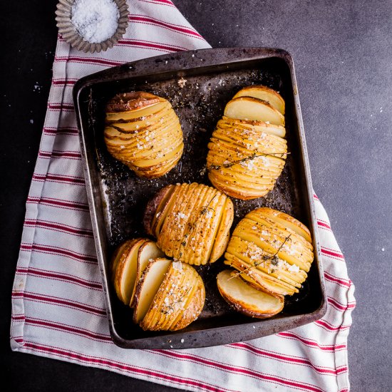 Hasselback potatoes