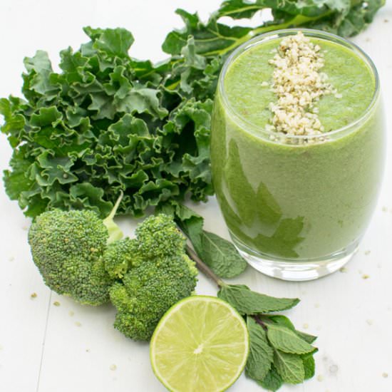 Melon, Kale & Broccoli Smoothie