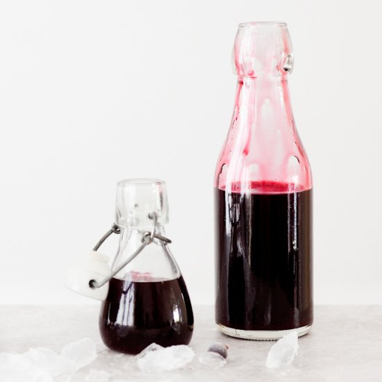 Blackcurrant Vanilla Cordial