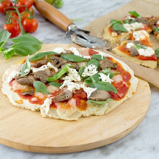 Millet or quinoa pizza crust