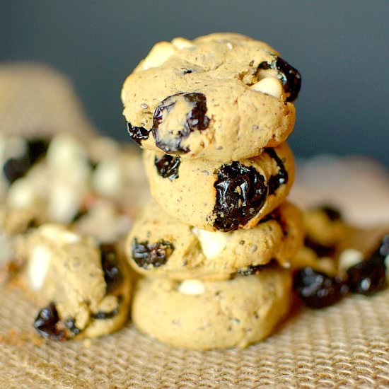 Chai Cherry Vegan Protein Cookies