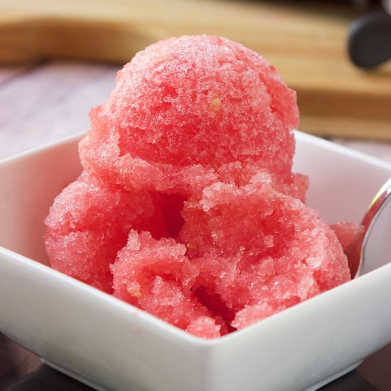 Easy Watermelon Sorbet