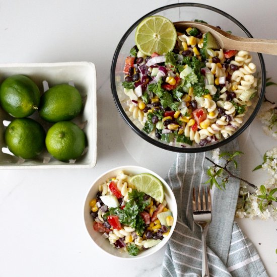 Black Bean & Corn Fusili Salad