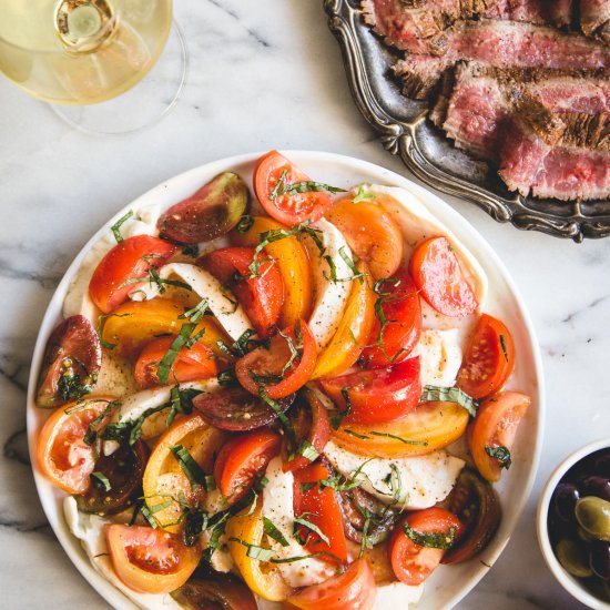 Heirloom Tomato & Mozzarella Salad