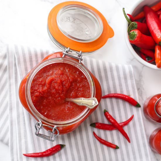 Fermented Sriracha Sauce