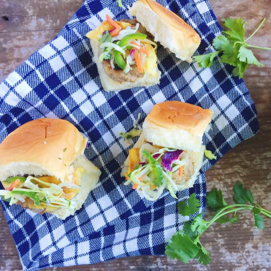 Hawaiian Teriyaki Turkey Sliders