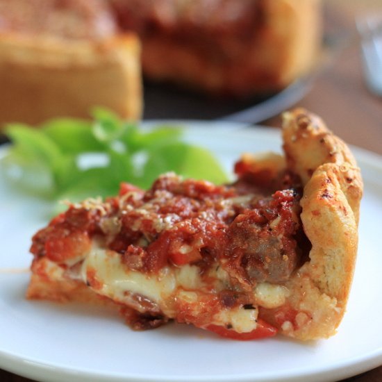 Chicago Style Deep Dish Pizza