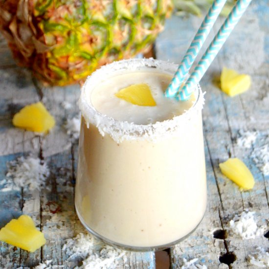 Tropical Pineapple Coconut Smoothie